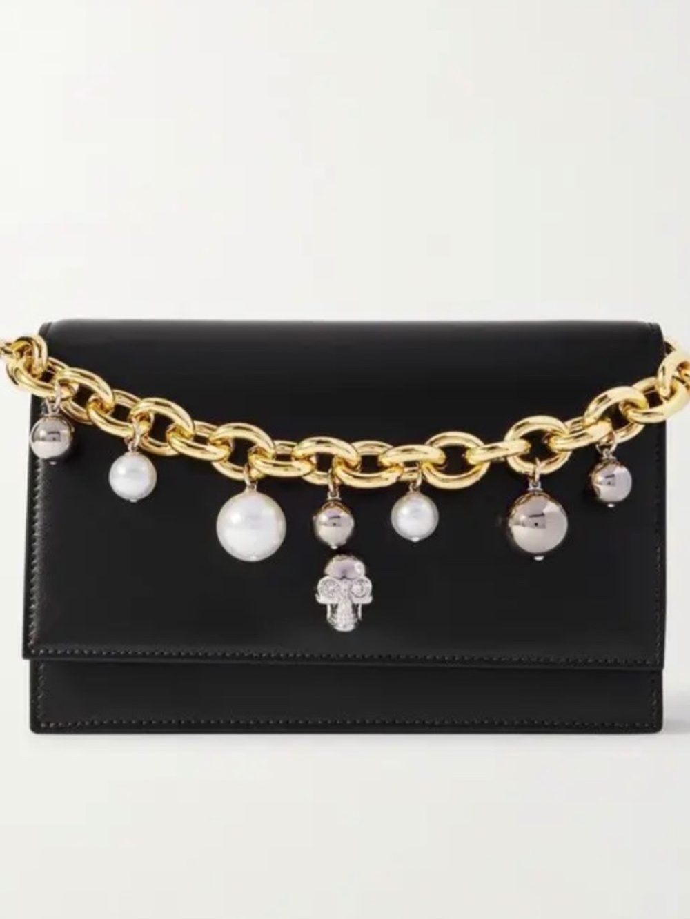 Alexander McQueen Skull Chained Bag